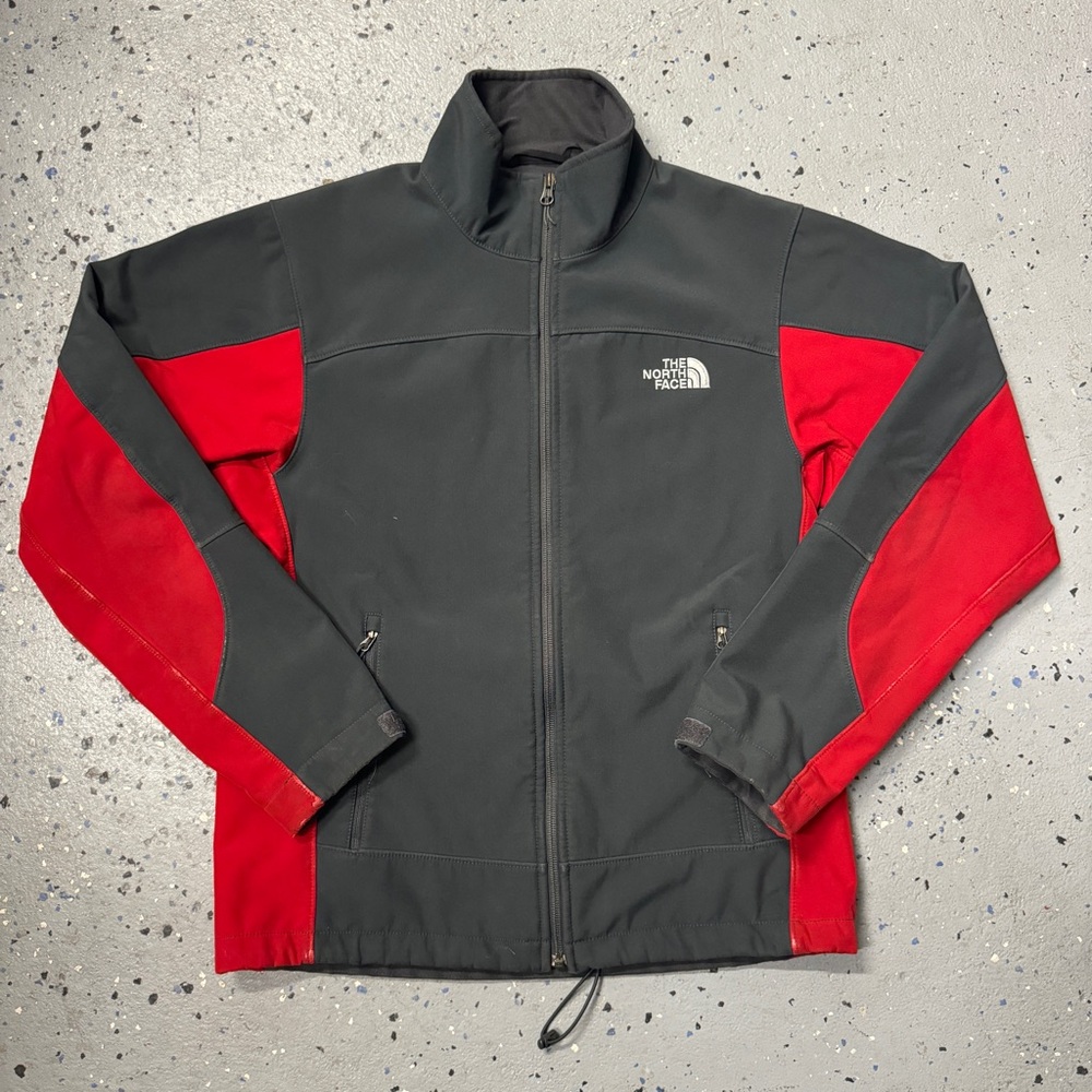 The North Face Men’s Softshell Fleece Jacket Grey SZ S